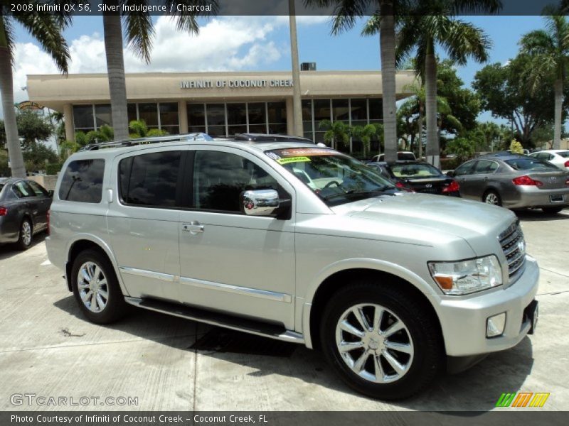 Silver Indulgence / Charcoal 2008 Infiniti QX 56