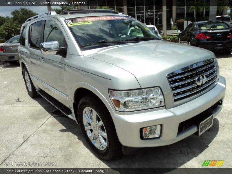 Silver Indulgence / Charcoal 2008 Infiniti QX 56