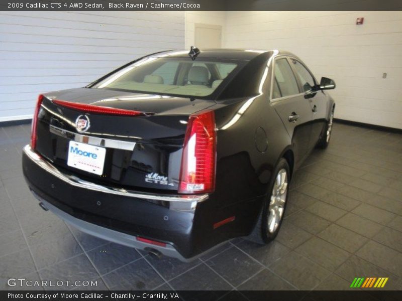 Black Raven / Cashmere/Cocoa 2009 Cadillac CTS 4 AWD Sedan