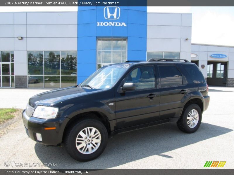 Black / Black/Light Parchment 2007 Mercury Mariner Premier 4WD