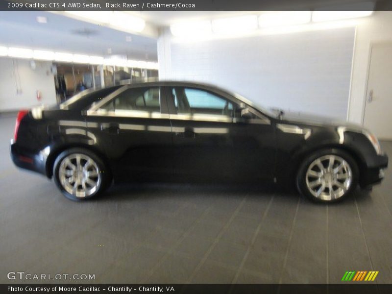 Black Raven / Cashmere/Cocoa 2009 Cadillac CTS 4 AWD Sedan