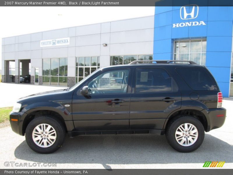 Black / Black/Light Parchment 2007 Mercury Mariner Premier 4WD