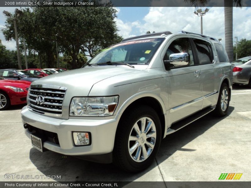 Silver Indulgence / Charcoal 2008 Infiniti QX 56