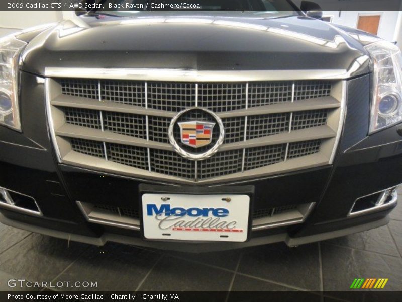 Black Raven / Cashmere/Cocoa 2009 Cadillac CTS 4 AWD Sedan