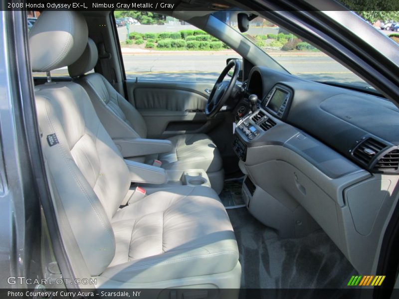 Nimbus Gray Metallic / Gray 2008 Honda Odyssey EX-L