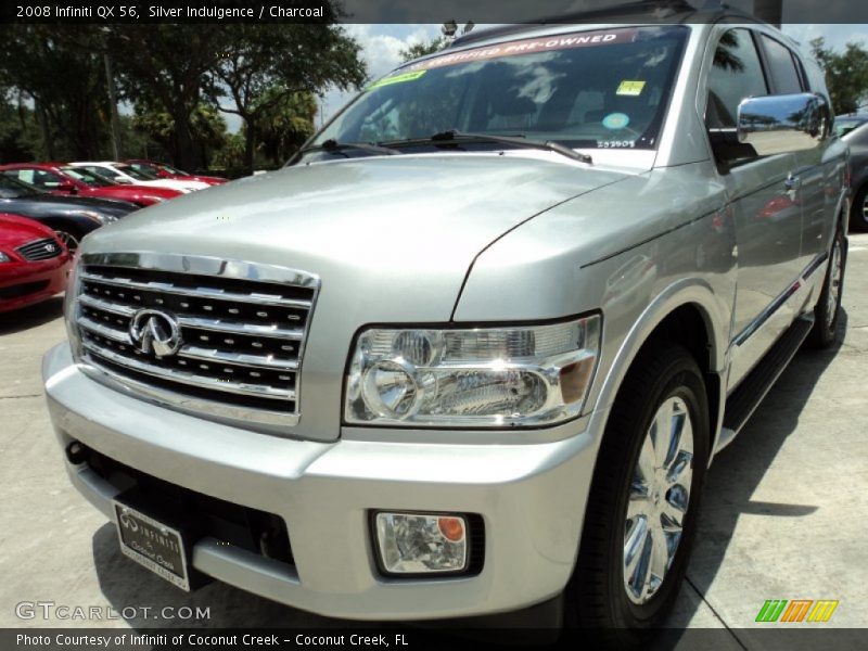 Silver Indulgence / Charcoal 2008 Infiniti QX 56