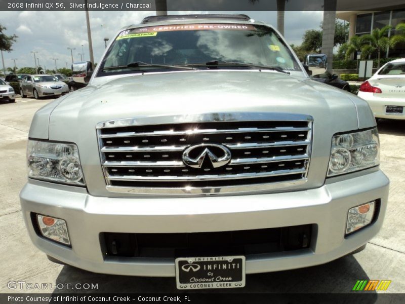 Silver Indulgence / Charcoal 2008 Infiniti QX 56