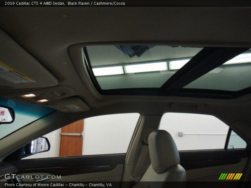 Black Raven / Cashmere/Cocoa 2009 Cadillac CTS 4 AWD Sedan