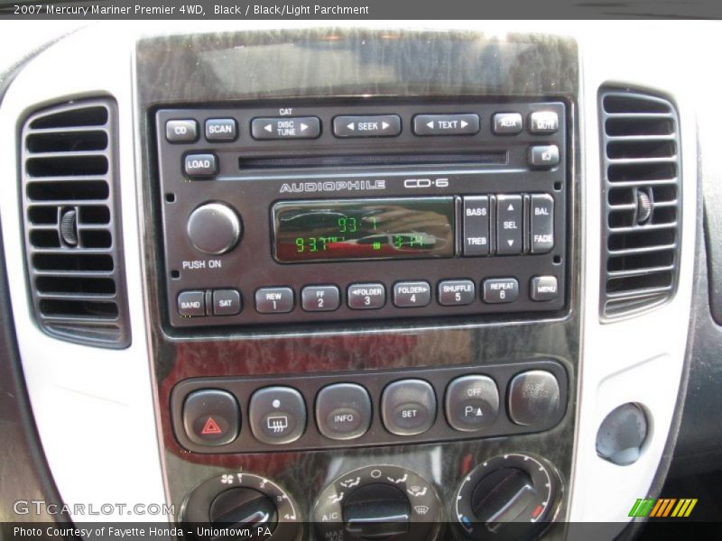 Black / Black/Light Parchment 2007 Mercury Mariner Premier 4WD