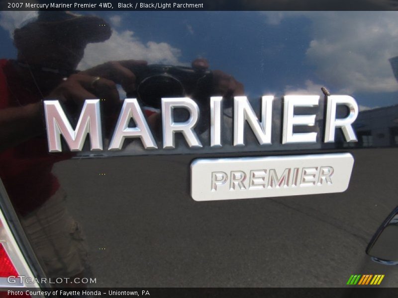 Black / Black/Light Parchment 2007 Mercury Mariner Premier 4WD