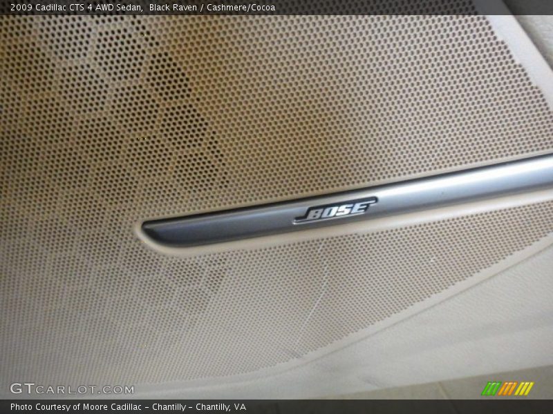 Black Raven / Cashmere/Cocoa 2009 Cadillac CTS 4 AWD Sedan
