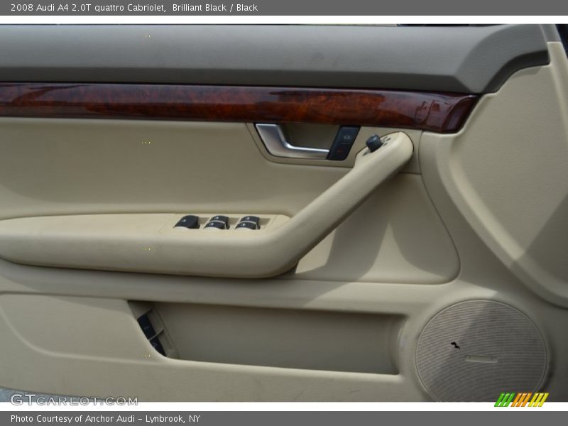 Brilliant Black / Black 2008 Audi A4 2.0T quattro Cabriolet