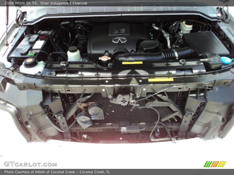 Silver Indulgence / Charcoal 2008 Infiniti QX 56
