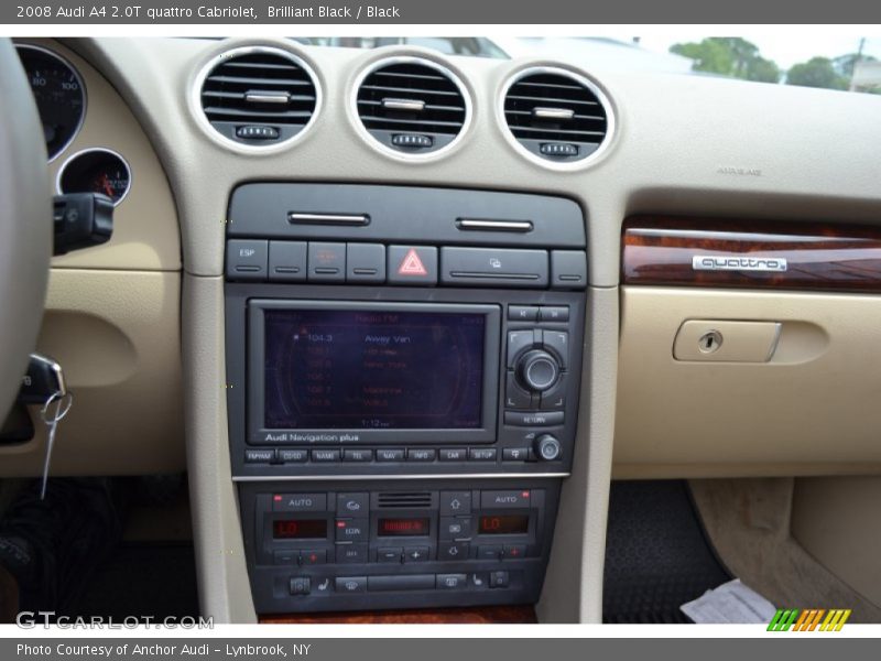 Brilliant Black / Black 2008 Audi A4 2.0T quattro Cabriolet