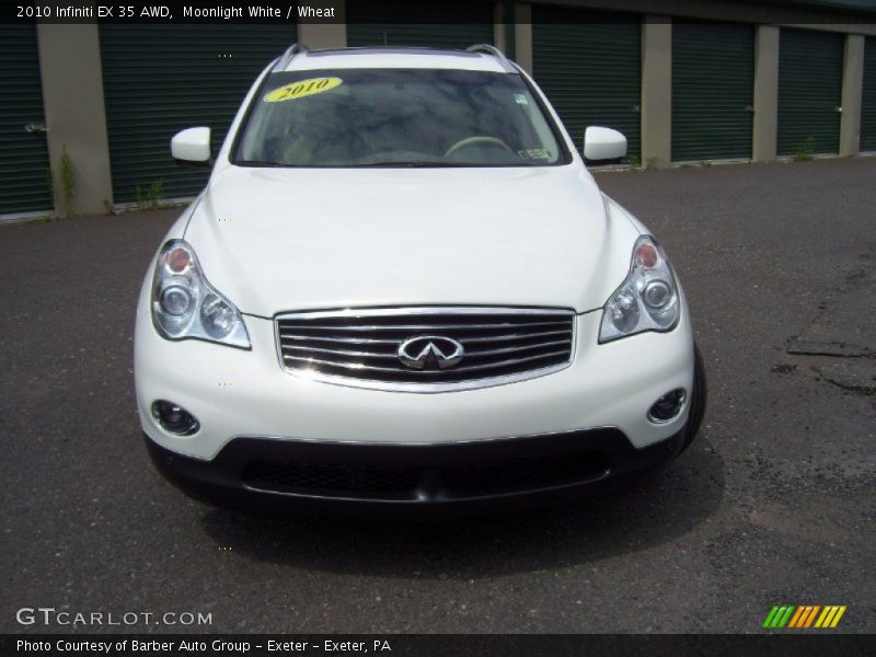 Moonlight White / Wheat 2010 Infiniti EX 35 AWD