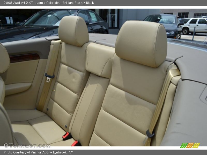 Brilliant Black / Black 2008 Audi A4 2.0T quattro Cabriolet