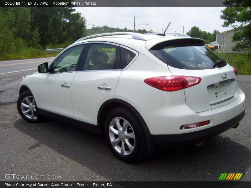 Moonlight White / Wheat 2010 Infiniti EX 35 AWD