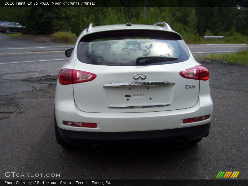 Moonlight White / Wheat 2010 Infiniti EX 35 AWD