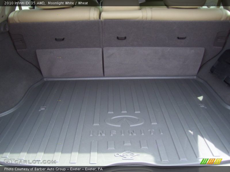 Moonlight White / Wheat 2010 Infiniti EX 35 AWD