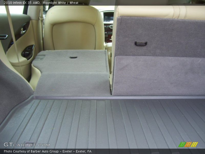 Moonlight White / Wheat 2010 Infiniti EX 35 AWD