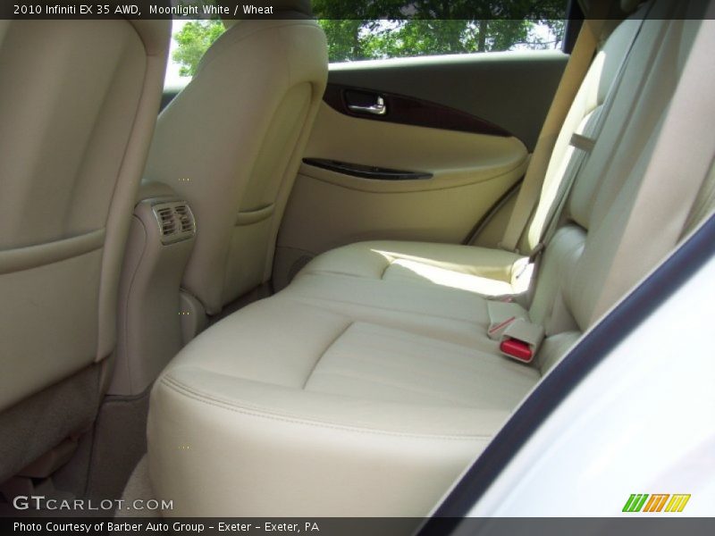 Moonlight White / Wheat 2010 Infiniti EX 35 AWD