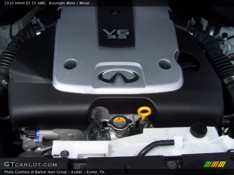 Moonlight White / Wheat 2010 Infiniti EX 35 AWD