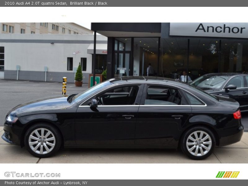 Brilliant Black / Black 2010 Audi A4 2.0T quattro Sedan