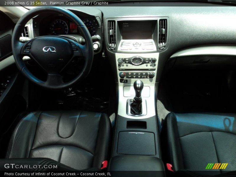 Platinum Graphite Gray / Graphite 2008 Infiniti G 35 Sedan