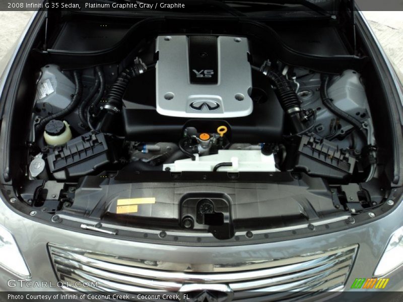 Platinum Graphite Gray / Graphite 2008 Infiniti G 35 Sedan