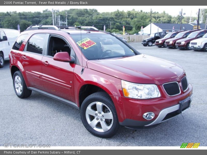 Fever Red Metallic / Ebony Black 2006 Pontiac Torrent