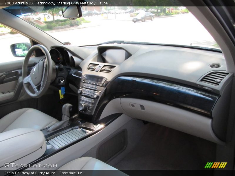 Sterling Gray Metallic / Taupe 2008 Acura MDX Technology
