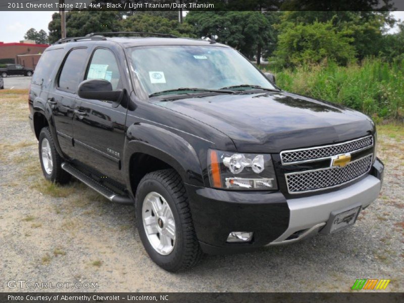 Black / Light Titanium/Dark Titanium 2011 Chevrolet Tahoe Z71 4x4