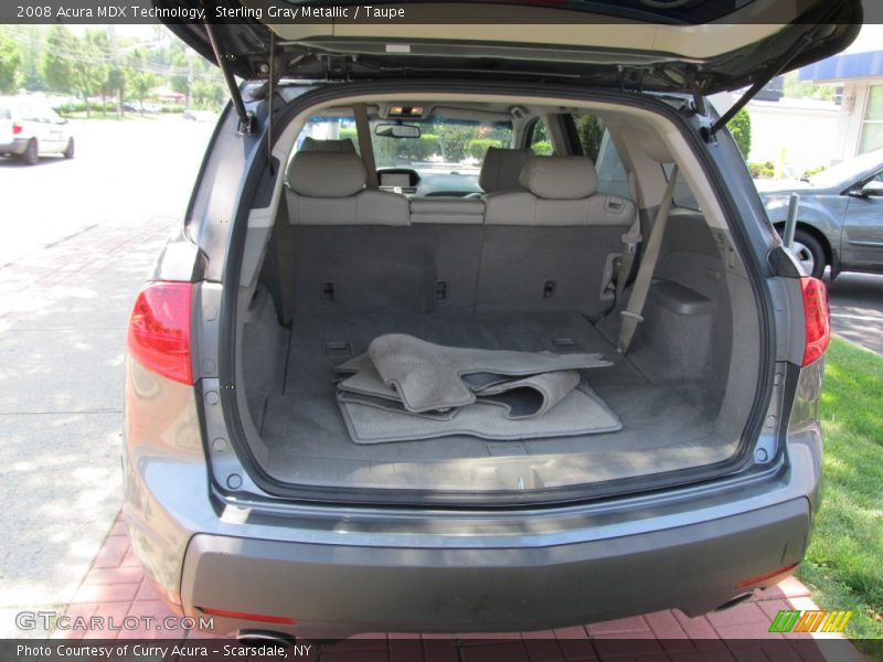 Sterling Gray Metallic / Taupe 2008 Acura MDX Technology