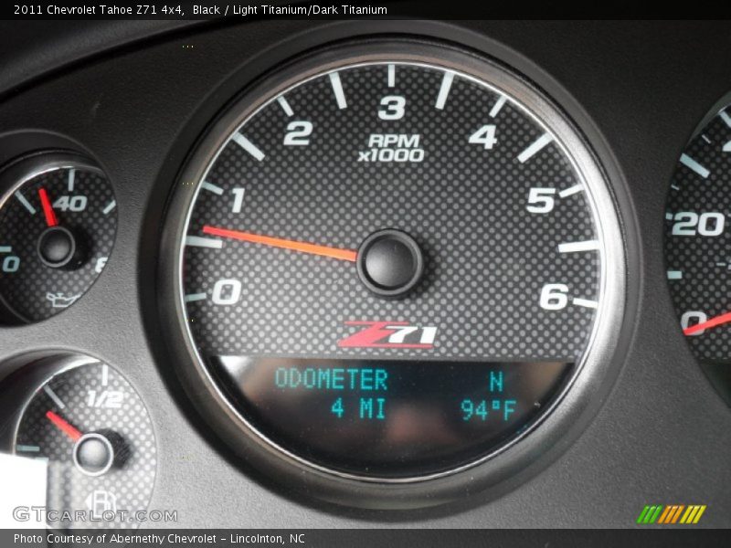 Black / Light Titanium/Dark Titanium 2011 Chevrolet Tahoe Z71 4x4