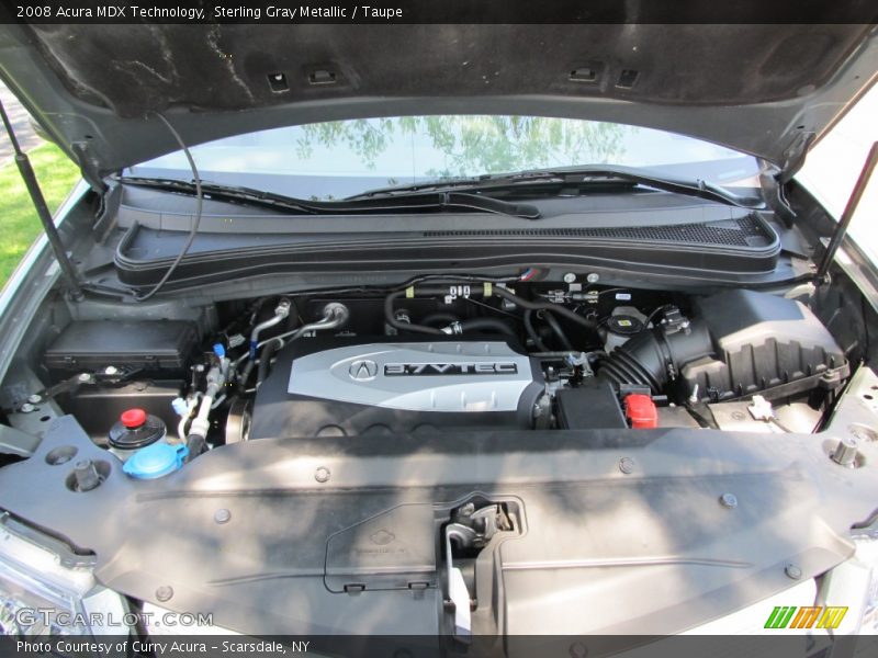 Sterling Gray Metallic / Taupe 2008 Acura MDX Technology