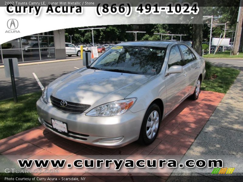 Lunar Mist Metallic / Stone 2002 Toyota Camry LE