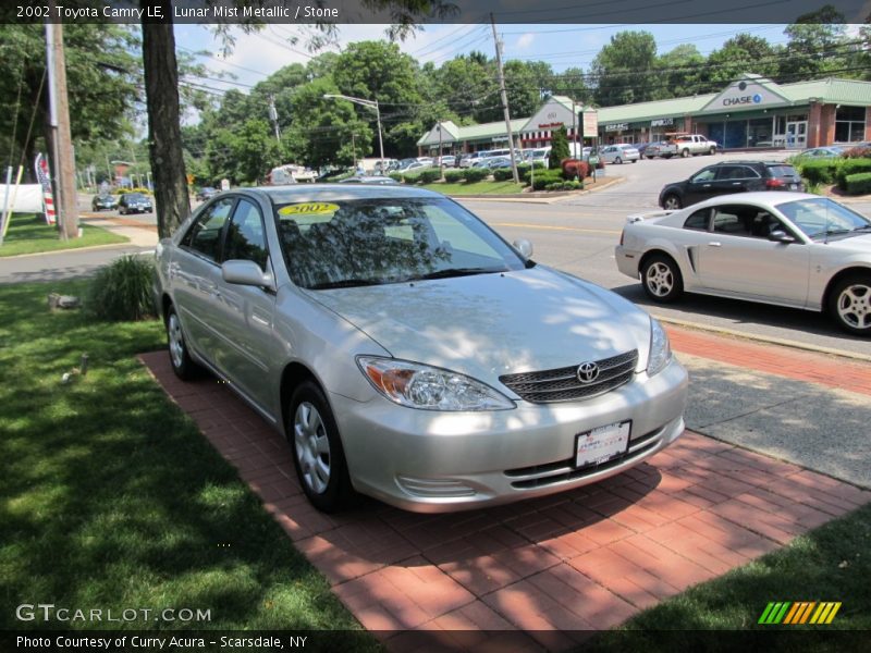 Lunar Mist Metallic / Stone 2002 Toyota Camry LE