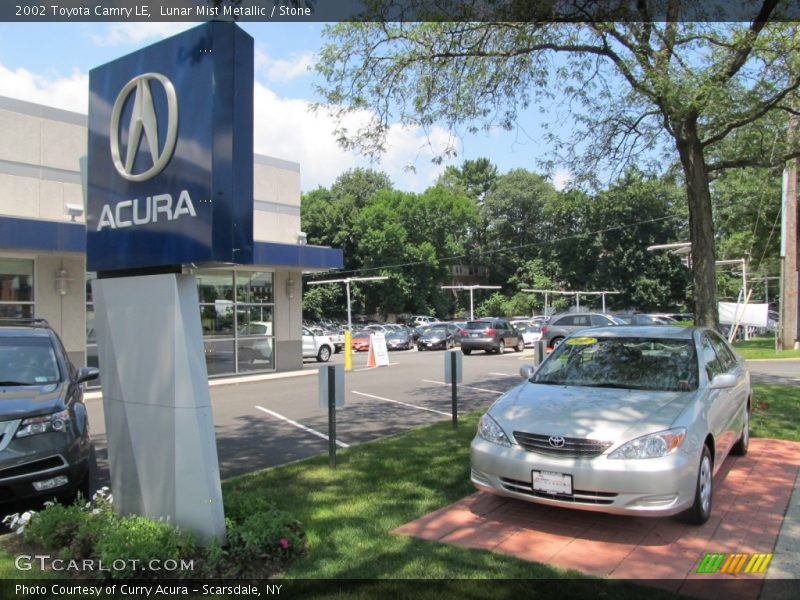 Lunar Mist Metallic / Stone 2002 Toyota Camry LE