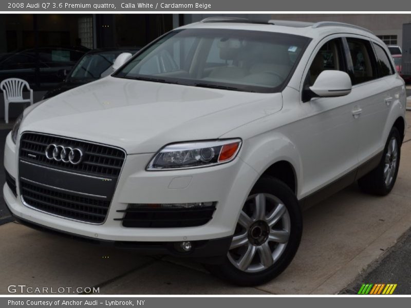 Calla White / Cardamom Beige 2008 Audi Q7 3.6 Premium quattro