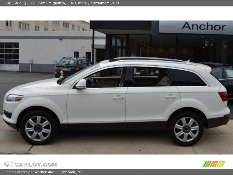 Calla White / Cardamom Beige 2008 Audi Q7 3.6 Premium quattro