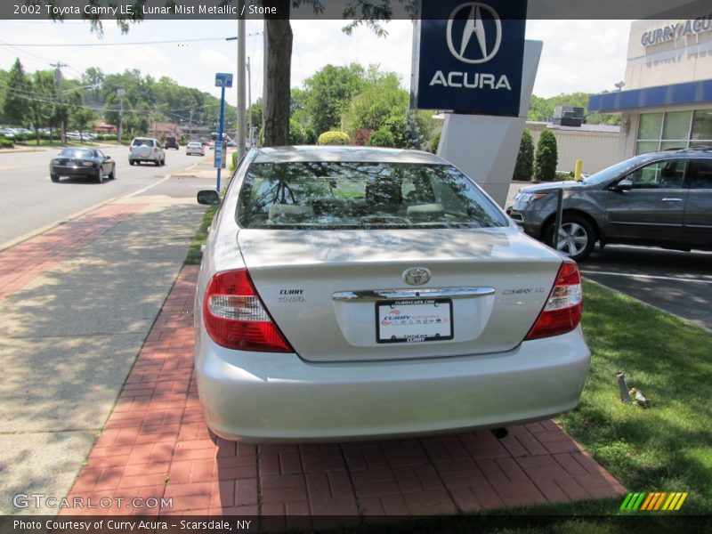 Lunar Mist Metallic / Stone 2002 Toyota Camry LE