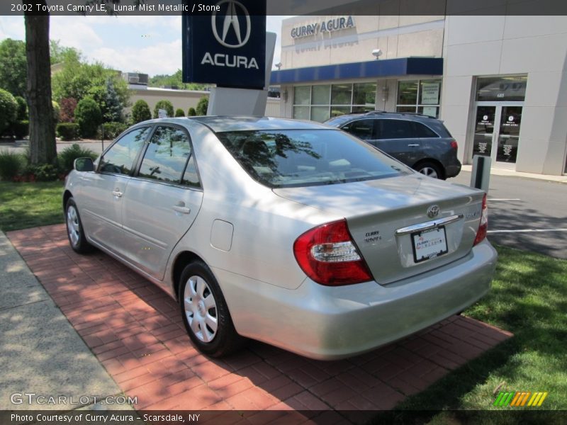 Lunar Mist Metallic / Stone 2002 Toyota Camry LE