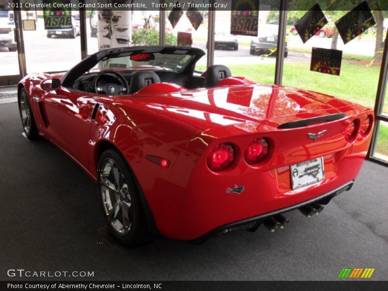 Torch Red / Titanium Gray 2011 Chevrolet Corvette Grand Sport Convertible