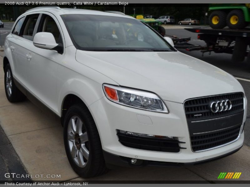 Calla White / Cardamom Beige 2008 Audi Q7 3.6 Premium quattro