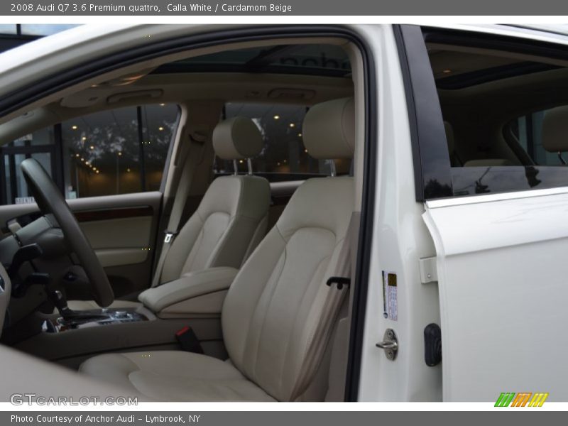 Calla White / Cardamom Beige 2008 Audi Q7 3.6 Premium quattro