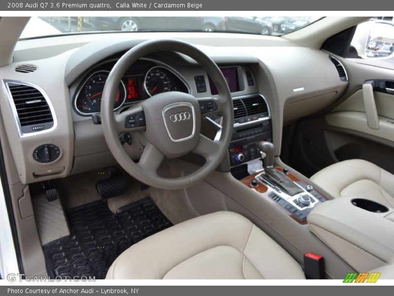 Calla White / Cardamom Beige 2008 Audi Q7 3.6 Premium quattro