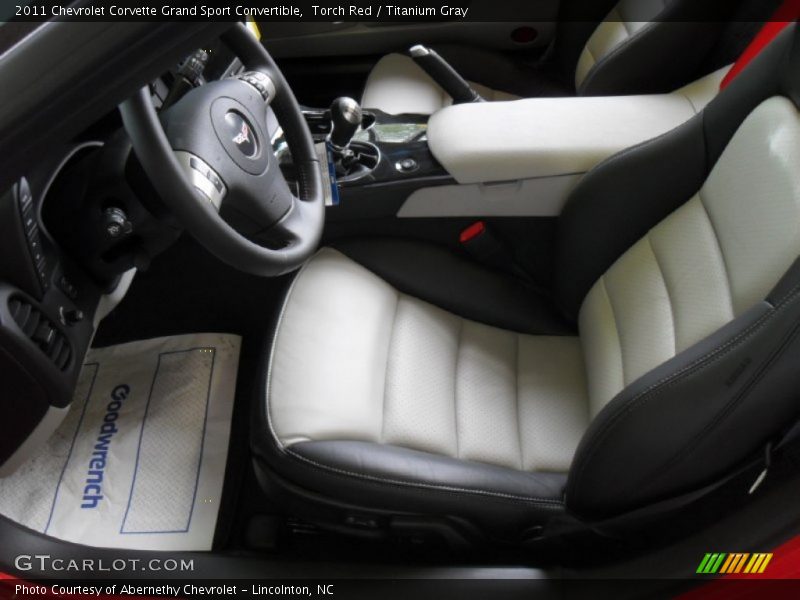  2011 Corvette Grand Sport Convertible Titanium Gray Interior