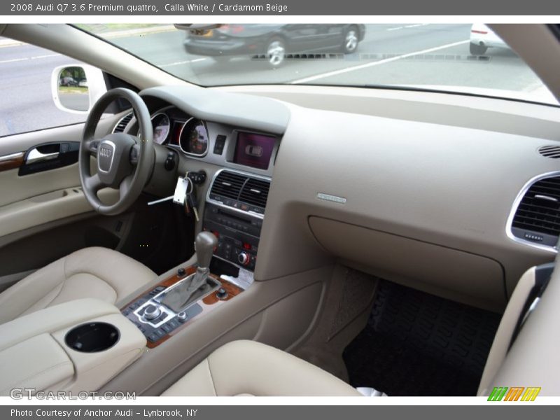 Calla White / Cardamom Beige 2008 Audi Q7 3.6 Premium quattro