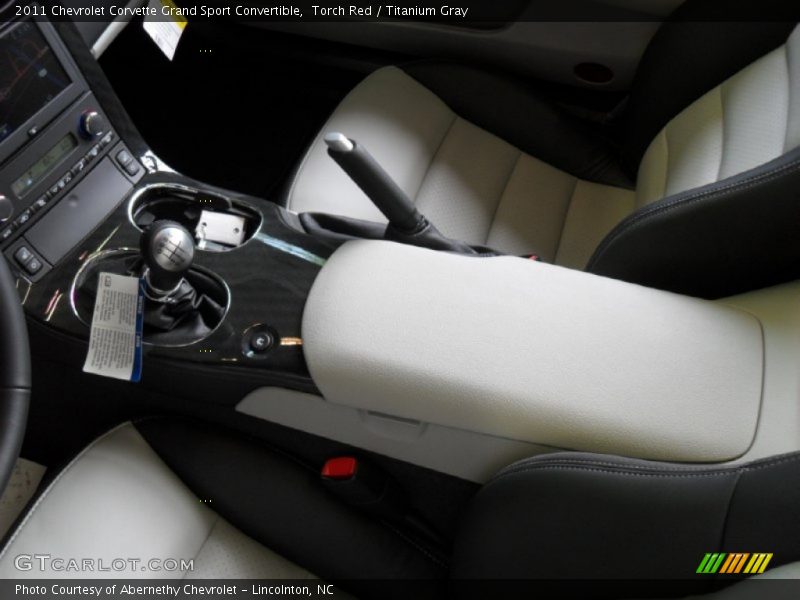  2011 Corvette Grand Sport Convertible Titanium Gray Interior