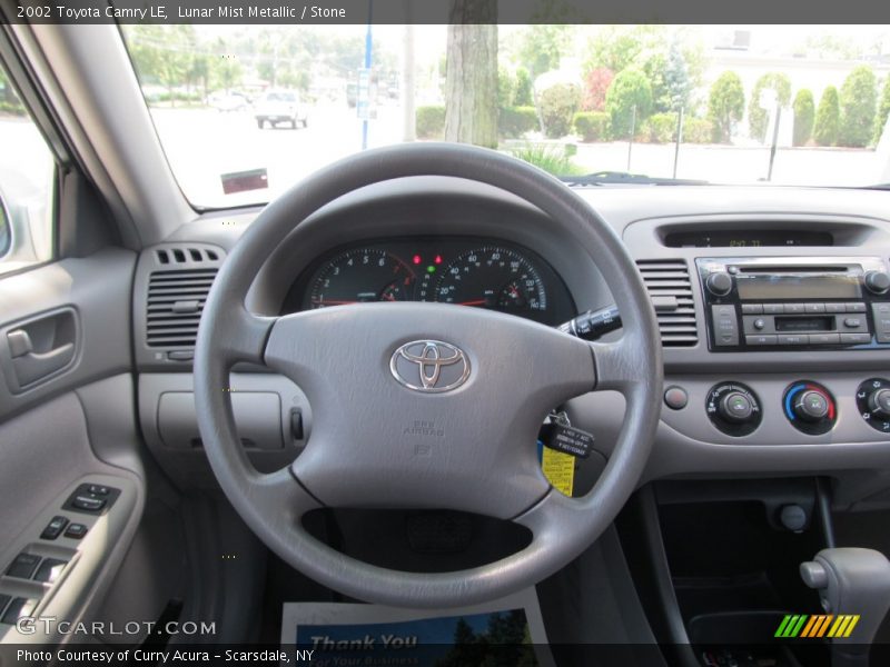 Lunar Mist Metallic / Stone 2002 Toyota Camry LE